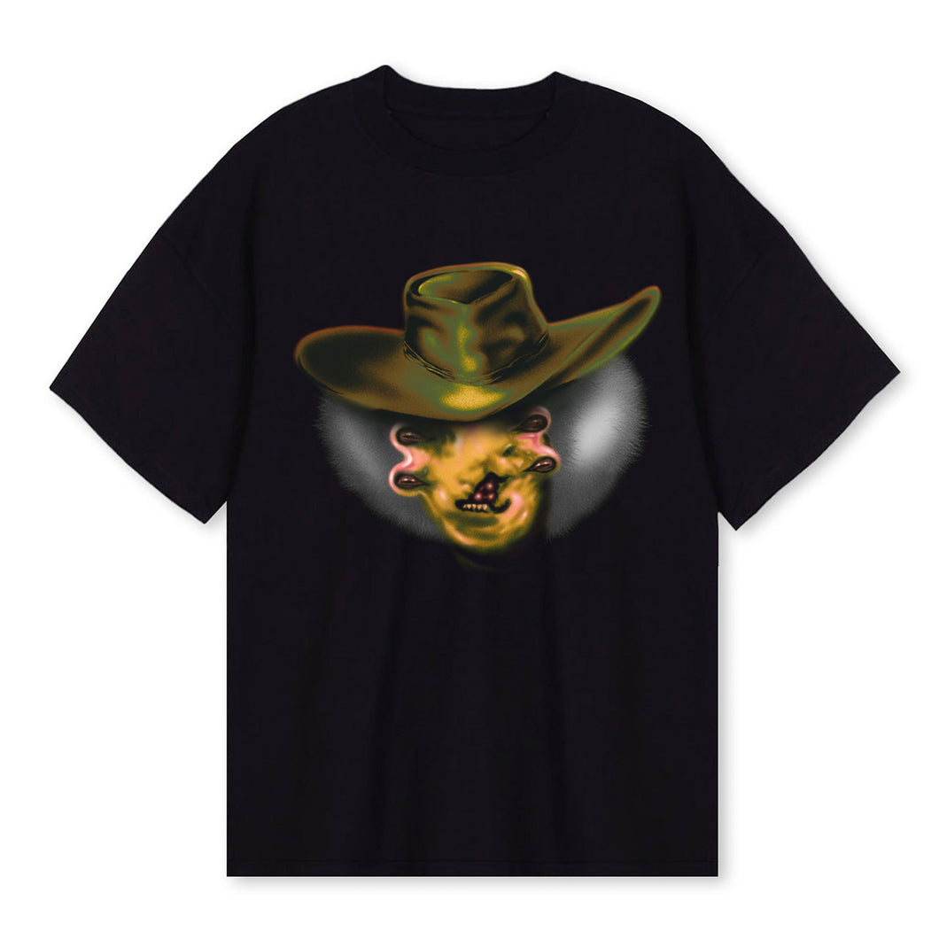 Cow Boy Alien Oversized Tee